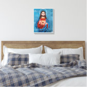 Jezus Christus schilderij van Alfred Fox Canvas Afdruk (Insitu (Slaapkamer))
