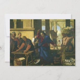 Jezus Christus schoonmaken van de tempel