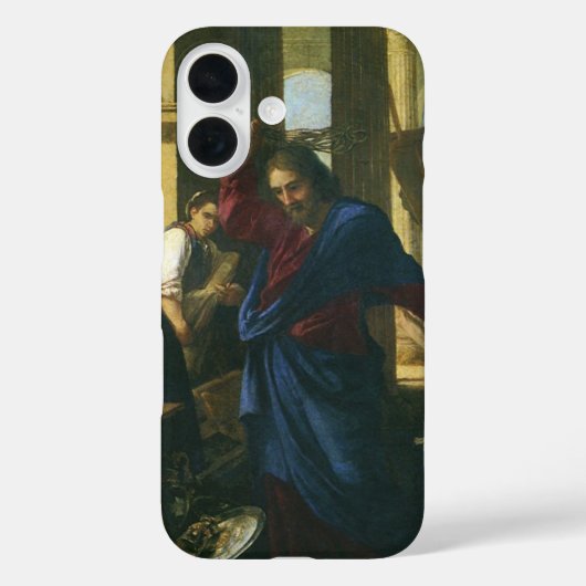 Jezus Christus schoonmaken van de tempel Case-Mate iPhone Case (Achterkant)