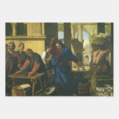 Jezus Christus schoonmaken van de tempel Inpakpapier Vel (Voorkant 3)
