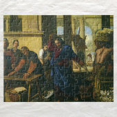 Jezus Christus schoonmaken van de tempel Legpuzzel