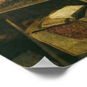 Jezus Christus schoonmaken van de tempel Poster (Hoek)