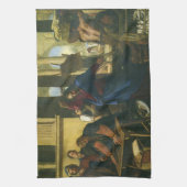 Jezus Christus schoonmaken van de tempel Theedoek (Verticaal)