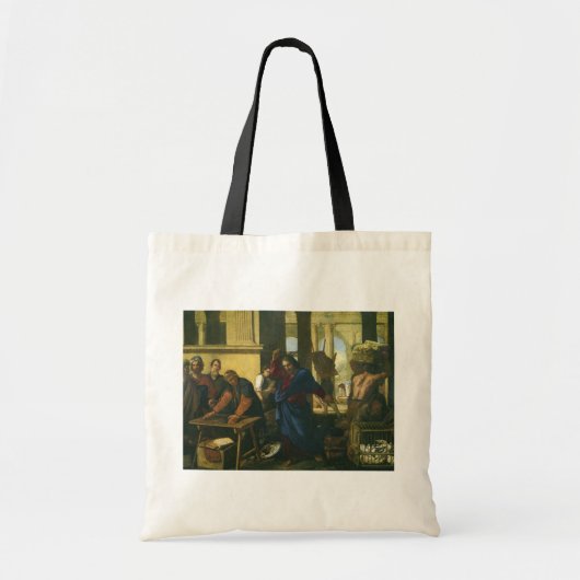 Jezus Christus schoonmaken van de tempel Tote Bag (Voorkant)