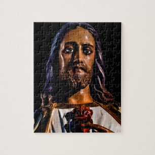 Jezus Christus Sculpture Foto Legpuzzel