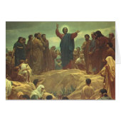 Jezus Christus Sermon op de berg,  religie (Voorkant Horizontaal)