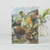 Jezus Christus Sermon op de berg,  religie (Staand voorkant)