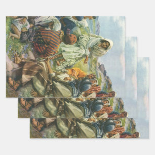 Jezus Christus Sermon op de berg, religie Inpakpapier Vel