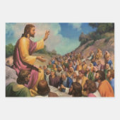 Jezus Christus Sermon op de berg,  religie Inpakpapier Vel (Voorkant 3)