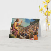 Jezus Christus Sermon op de berg,  religie Kaart (Gele Bloem)
