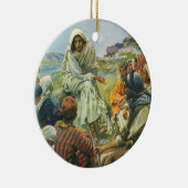 Jezus Christus Sermon op de berg,  religie Keramisch Ornament (Rechts)