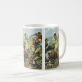 Jezus Christus Sermon op de berg, religie Koffiemok (Voorkant rechts)