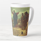 Jezus Christus Sermon op de berg,  religie Latte Mok (Rechterhoek)
