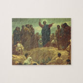 Jezus Christus Sermon op de berg,  religie Legpuzzel (Horizontaal)