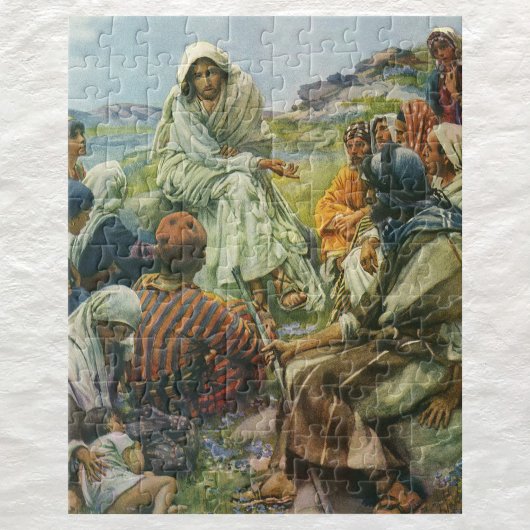 Jezus Christus Sermon op de berg,  religie Legpuzzel