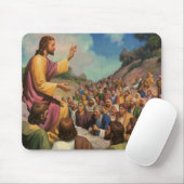 Jezus Christus Sermon op de berg,  religie Muismat (Met muis)