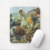 Jezus Christus Sermon op de berg,  religie Muismat (Met muis)