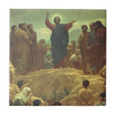 Jezus Christus Sermon op de berg,  religie Tegeltje (Voorkant)