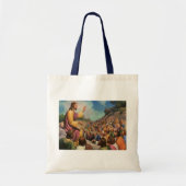Jezus Christus Sermon op de berg,  religie Tote Bag (Voorkant)