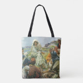 Jezus Christus Sermon op de berg,  religie Tote Bag (Achterkant)