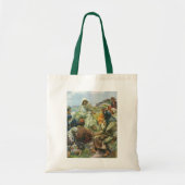 Jezus Christus Sermon op de berg,  religie Tote Bag (Voorkant)