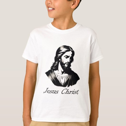 Jezus Christus Silhouet 1 T-shirt (Voorkant)