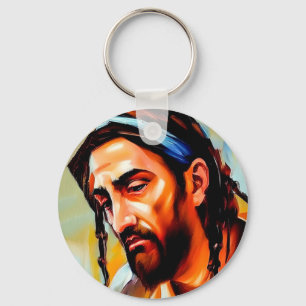 Jezus Christus Sleutelhanger voor geluk en zegenin