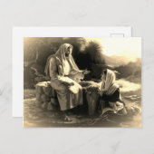 Jezus Christus & St Mary Magdalene (onbekende kuns Briefkaart (Voorkant / Achterkant)