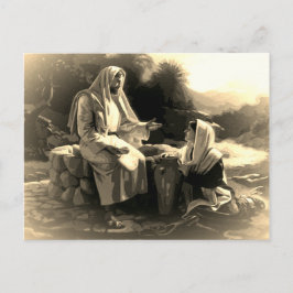 Jezus Christus & St Mary Magdalene (onbekende kuns Briefkaart