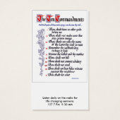 Jezus Christus, stel je eeuwigheid vast nu W... Visitekaartje (Achterkant)