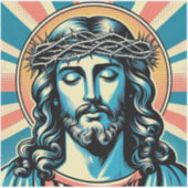Jezus Christus Sticker (Voorkant)