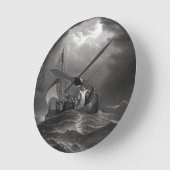 Jezus Christus stileert de Tempest Ronde Klok (Hoek)