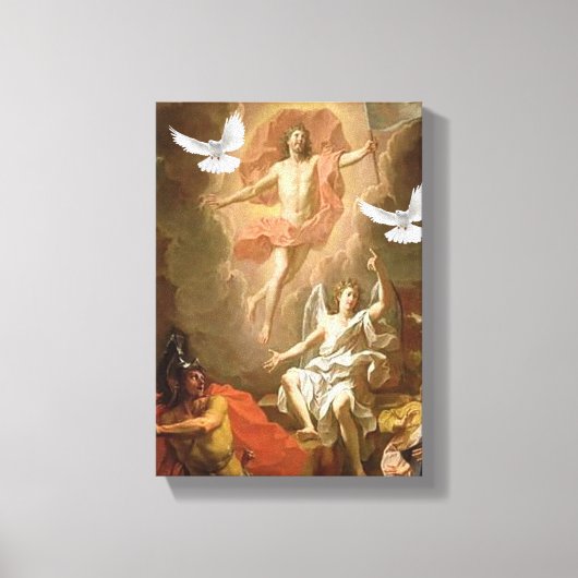 Jezus Christus Stretted Canvas Print Canvas (Voorkant)