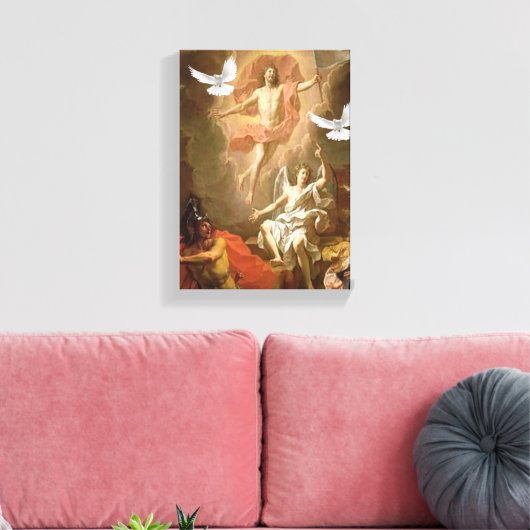 Jezus Christus Stretted Canvas Print Canvas (Insitu (Woonkamer))