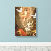 Jezus Christus Stretted Canvas Print Canvas (Insitu (Houten vloer))