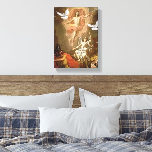 Jezus Christus Stretted Canvas Print Canvas (Insitu (Slaapkamer))
