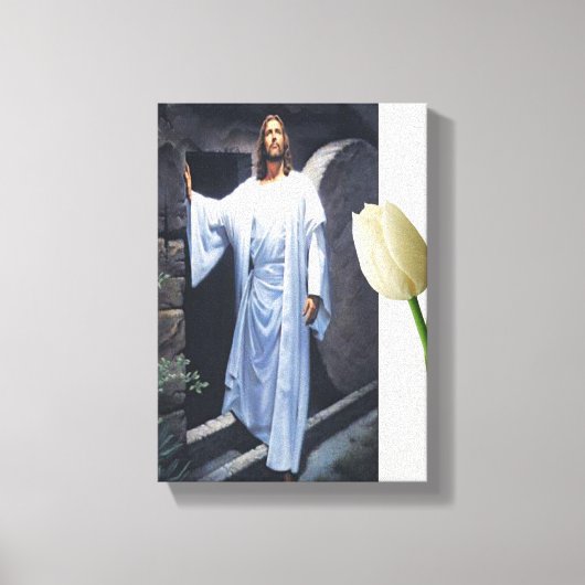 Jezus Christus Stretted Canvas Print Canvas (Voorkant)