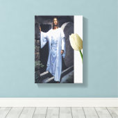 Jezus Christus Stretted Canvas Print Canvas (Insitu (Houten vloer))