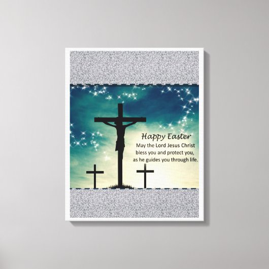 Jezus Christus Stretted Canvas Print Canvas (Voorkant)
