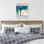 Jezus Christus Stretted Canvas Print Canvas (Insitu (Slaapkamer))