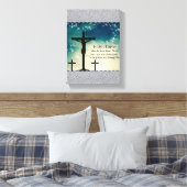 Jezus Christus Stretted Canvas Print Canvas (Insitu (Slaapkamer))