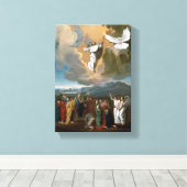 Jezus Christus Stretted Canvas Print Canvas (Insitu (Houten vloer))