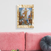 Jezus Christus Stretted Canvas Print Canvas (Insitu (Woonkamer))