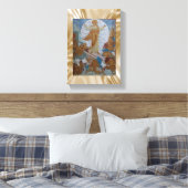 Jezus Christus Stretted Canvas Print Canvas (Insitu (Slaapkamer))
