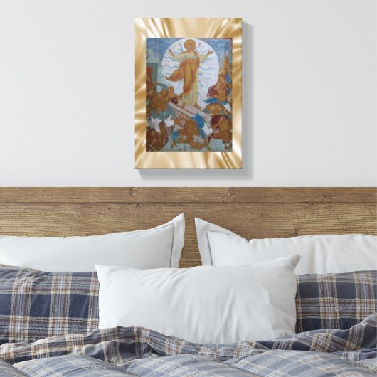 Jezus Christus Stretted Canvas Print Canvas (Insitu (Slaapkamer))