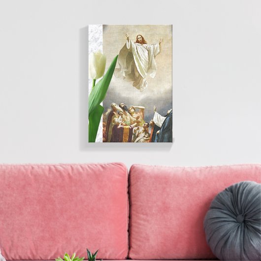 Jezus Christus Stretted Canvas Print Canvas (Insitu (Woonkamer))