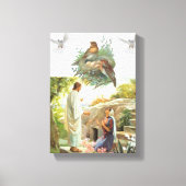 Jezus Christus Stretted Canvas Print Canvas (Voorkant)