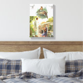 Jezus Christus Stretted Canvas Print Canvas (Insitu (Slaapkamer))