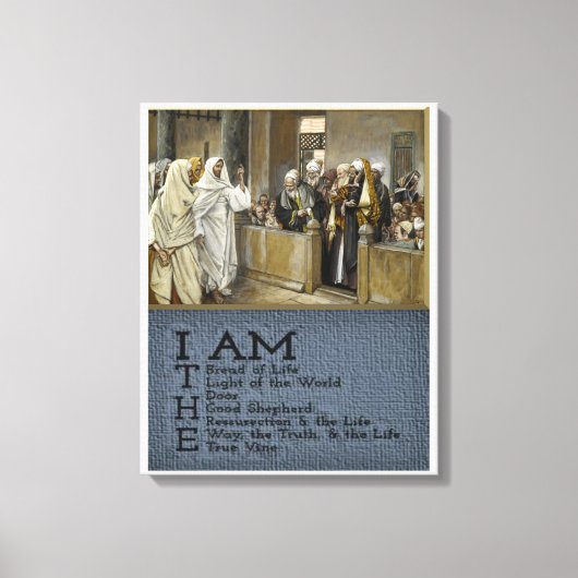 Jezus Christus Stretted Canvas Print Canvas (Voorkant)