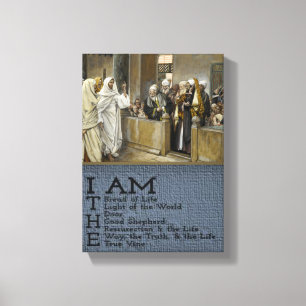 Jezus Christus Stretted Canvas Print Canvas